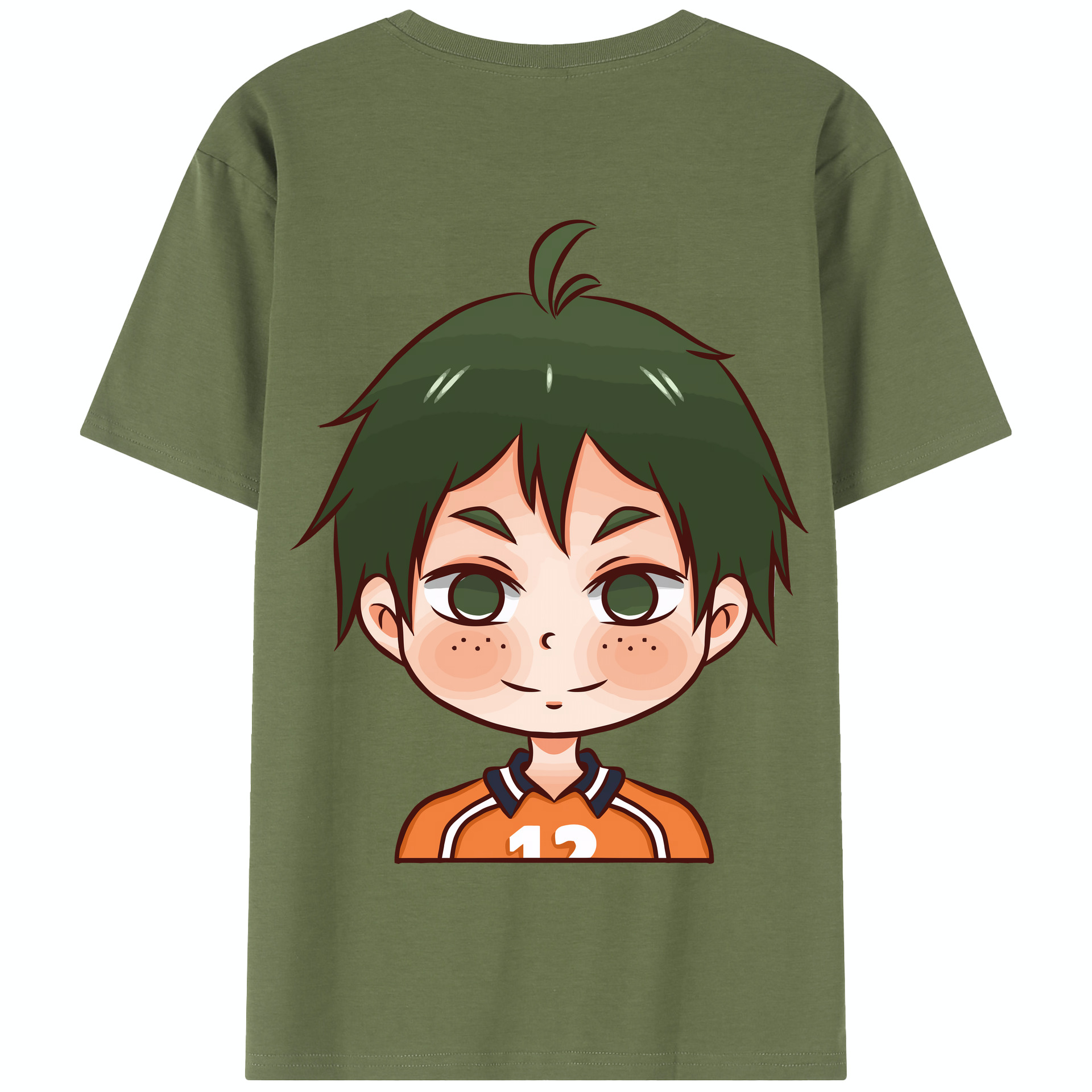 （画像用） ハイキュー!! Haikyu!! 綿100％半袖Tシャツ（背面プリント）